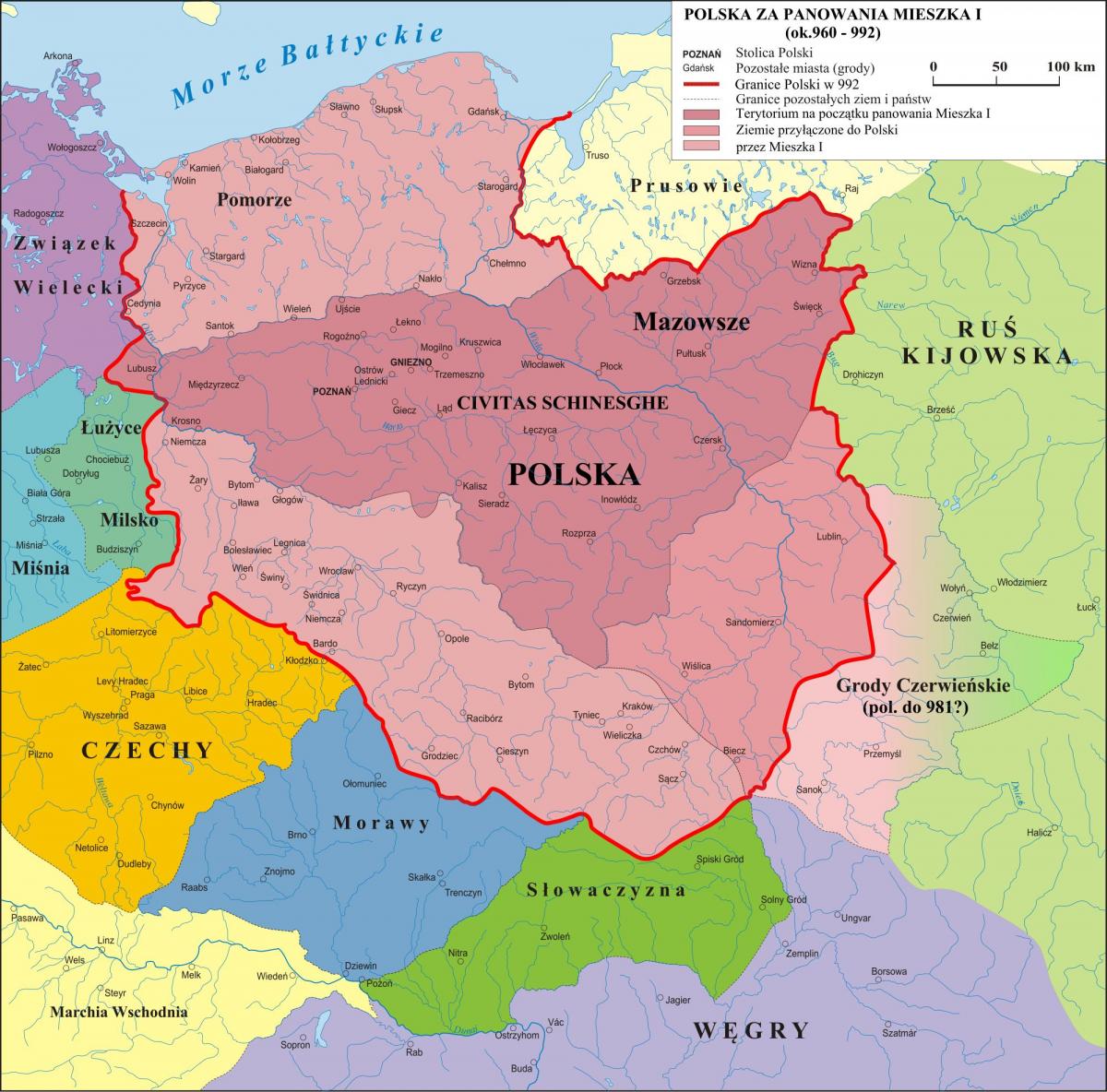 Mapa histórico de Polonia